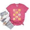 Simply Sage Market Checkered Floral Chart Short Sleeve Tee - 3 of 4