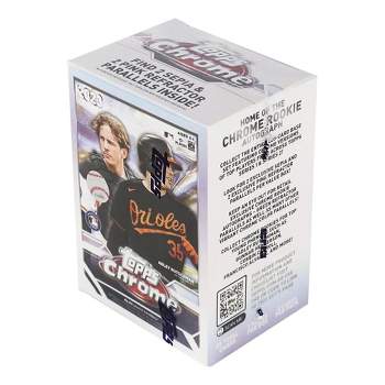 Topps MLB 2023 Chrome Baseball Value Box | 8 Packs Per Box