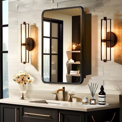 BATHROOM VANITY CABINET MIRRORED store