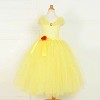 MyKids-Usa Arrival Kids’ Belle-Inspired Princess Dress – Cosplay Costume for Girls’ Fancy Dress Parties - 2 of 3