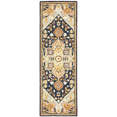 Oriental Weavers Alfresco 28408 Navy/ Rust Indoor Area Rug - 2'6" x 8'