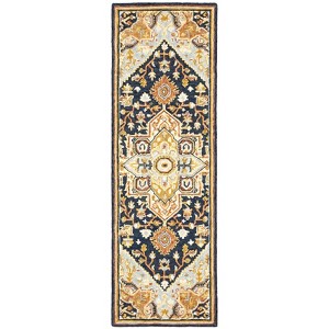 Oriental Weavers Alfresco 28408 Navy/ Rust Indoor Area Rug - 2'6" x 8' - 1 of 4