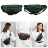 Unique Bargains Stylish Leather-Texture Sports Waist Bag 1 Pc - 2 of 4