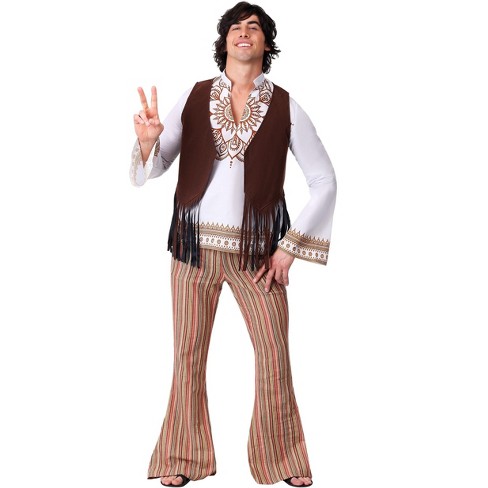 Men's Plus Size Woodstock Hippie Costume