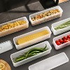 LunaLulinlk Set of 3 Pasta Storage Containers with Lid, Airtight Spaghetti for Refrigerator, Kitchen Pantry (White) - 3 of 4