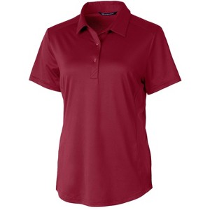 Cutter & Buck Prospect Textured Stretch Womens Short Sleeve Polo Shirt - 1 of 2
