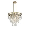 Savoy House Livorno 4 - Light Chandelier in  Noble Brass - 4 of 4