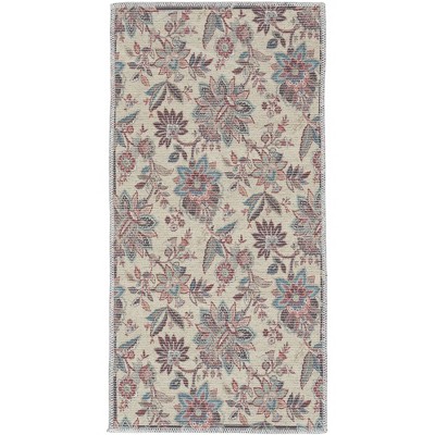 Waverly Washables Collection Blooming Botanical Indoor Rug