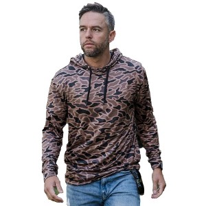 Burlebo Men's Long Sleeve Hoodie Sweatshirt - 1 of 2