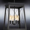 Urban Ambiance Luxury Industrial Chandelier 21''H x 15.5''W,  Midnight Black Finish,  Berkeley Collection, UHP3921 - 4 of 4