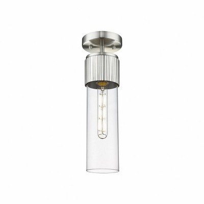 Bolivar - 1 Light Flush Mount In Industrial Style-15.25 Inches Tall and 4 Inches Wide
