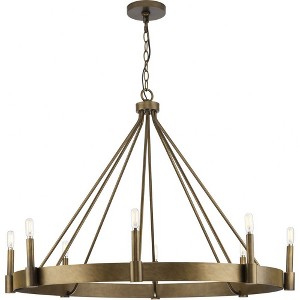 Progress Lighting Breckenridge 8-Light Chandelier, Aged Bronze, Candle Style - 1 of 1