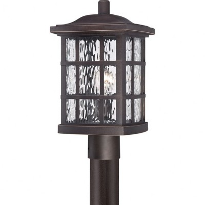 Quoizel Lighting Stonington 1 - Light Post Light in  Palladian Bronze