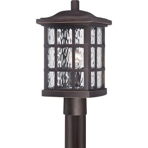 Quoizel Lighting Stonington 1 - Light Post Light in  Palladian Bronze - 1 of 4