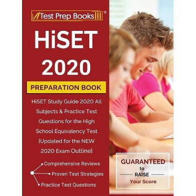 HiSET 2020 Preparation Book - by  Test Prep Books (Paperback)