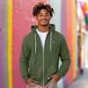 Dalix Lightning Bolt Glow in the Dark Embroidered Zip Hoodie Fleece Long Sleeve Pocket Warm Soft Mens - 3 of 4