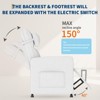 Electric Recliner Chair, Adjustable Power Reclining Sofa with Massage Heat Lumbar Support, Living Room Chair with Side Pockets & USB Port - 4 of 4