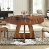 NicBex 47.24" Round Dining Table Modern Center Table with Wood Tabletop for Living Room & Balcony - 2 of 4