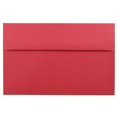 Jam Paper Brite Hue A10 Envelopes 6 X 9 1/2 50 Per Pack Red : Target