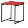 NicBex Modern Rectangle Coffee Table Set of 3 with Beveled Edges and Metal Frame for Living Room - 4 of 4