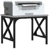 Aghana Digitals Gray Sonoma Multifunctional Engineered Wood Printer Stand with Metal Frame, - 3 of 4