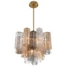 Crystorama Lighting Addis 4 - Light Chandelier in  Aged Brass - 4 of 4