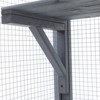 AZL1 Life Concept Pet Crates and Houses Super-Large Outdoor Wooden Cat Catio with Insulated, Sun Panel Roof, Rainproof Cover, Gray, 32.3"*62.6"*70.1" - 4 of 4