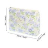 Unique Bargains Durable Small Quilted Makeup Bag 2 Pcs - 3 of 4