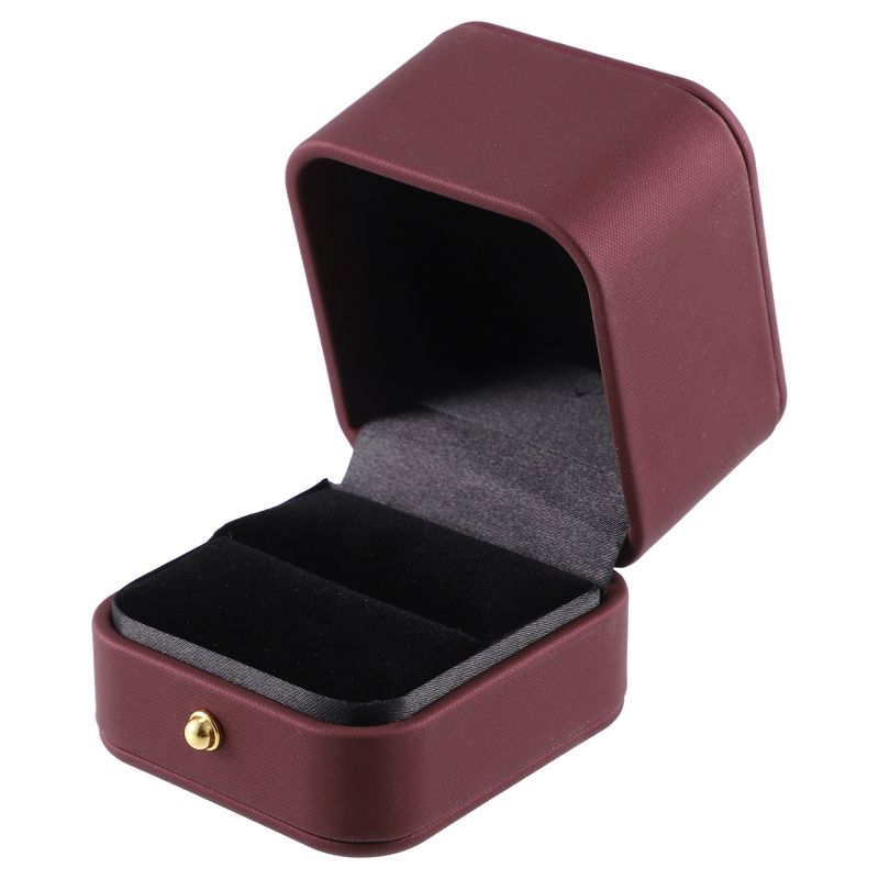 Unique Bargains Wedding Single Ring Box 2.6″x2.4″x2.36″ 1 Pc, 1 of 7