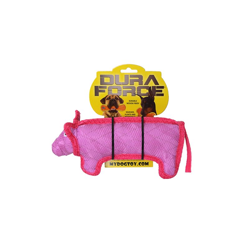 DuraForce Pig Dog Toy - Pink - S, 1 of 9