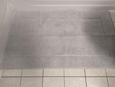 21x34 Spa Plush Bath Mat Light Gray - Threshold™ : Target