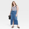 Women's 90s Ribbed Tank Top - Universal Thread™ - 3 of 4