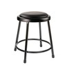 2pk 18" Heavy Duty Vinyl Padded Steel Barstool Black - Hampden Furnishings: No Assembly, Modern Style, 300lb Capacity - 2 of 4