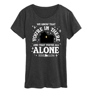 Women's - Home Alone - We Know Youre In There Short Sleeve Graphic T-Shirt - 1 of 4