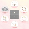 Unique Bargains Velvet Portable Earrings Bracelets Snap Button Jewelry Storage Bag 12 Pcs - 4 of 4