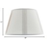 Cal Lighting Side Pleated Linen Shade - image 3 of 3