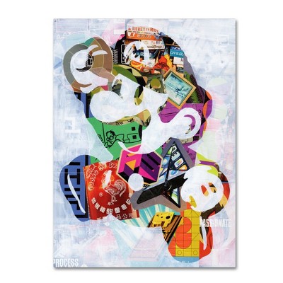 Trademark Fine Art Artpoptart " Mario " by Artpoptart