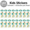 Big Dot of Happiness Let's Hang - Sloth - Birthday Party Favor Kids Stickers - 16 Sheets - 256 Stickers - 2 of 4