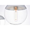 Elegant Lighting Eclipse 5 Lights Chrome Pendant With Clear Glass - 4 of 4