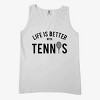 Simply Sage Market Life Is Better With Tennis Garment Dyed Tank - 3 of 3