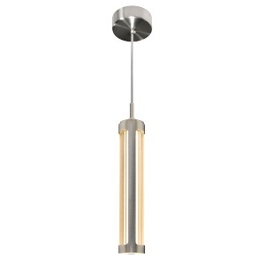 CWI Lighting Neva 3 in LED Integrated Satin Nickel Pendant - 1 of 4