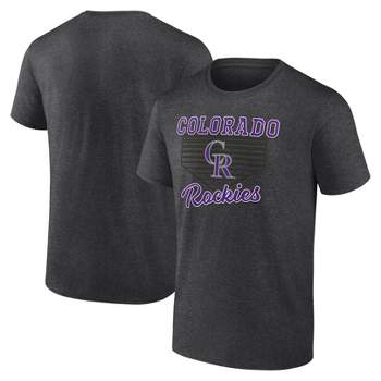 MLB Colorado Rockies Men's Gray Core T-Shirt