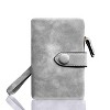 Women's Small Bifold Leather wallet Rfid blocking Ladies Wristlet - 4 of 4