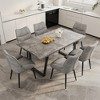 7-Piece Dining Set with Rectangular Table and 6 Chairs for Kitchen, Dining Room - 4 of 4