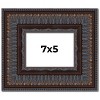 PosterPalooza | Photo Size 3.5" Wide Ornate Brown Frame - UV Acrylic, Foam Board Backing, Hanging Hardware - 2 of 4