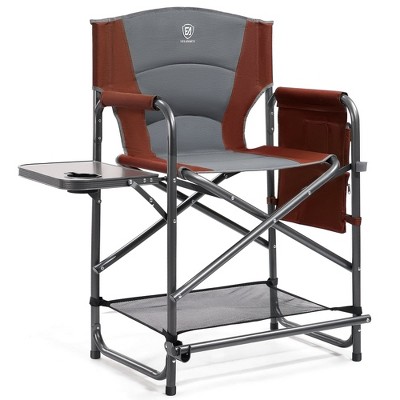 EVER ADVANCED Directors Chair 30.7" Seat Height, Folding Chair Supports 350 lbs