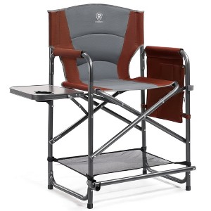 EVER ADVANCED Directors Chair 30.7" Seat Height, Folding Chair Supports 350 lbs - 1 of 1
