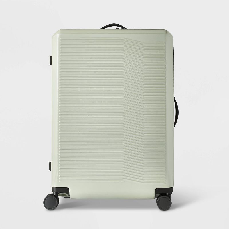 Signature Hardside Large Checked Spinner Suitcase - Open Story™, 1 of 16
