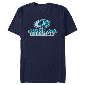Men's Mossy Oak Fish Text Stack T-shirt : Target