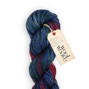 Woolweave Superwash Merino Wool Yarn – 100g DK Weight, 240 Yards – Hand Dyed Variegated Yarn for Knitting & Crochet - 1 of 4